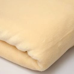DuneDESIGN Couverture 100% Polyester 300g/m² En Microfibre | Couvre-lit Plaid 140x200cm En Peluche Avec Poil | Beige -Plaid et couverture Soldes 10977965 2