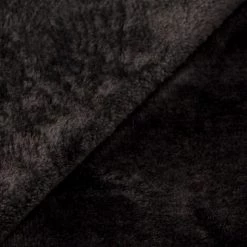 DuneDESIGN Couverture 100% Polyester 300g/m² En Microfibre | Couvre-lit Plaid 140x200cm En Peluche Avec Poil | Noir -Plaid et couverture Soldes 10987188 3