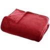 Atmosphera - Plaid Flanelle Rouge 125 X 150 Cm - Rouge 2 Atmosphera - Plaid Flanelle Rouge 125 X 150 Cm - Rouge -Plaid et couverture Soldes 11474271 1