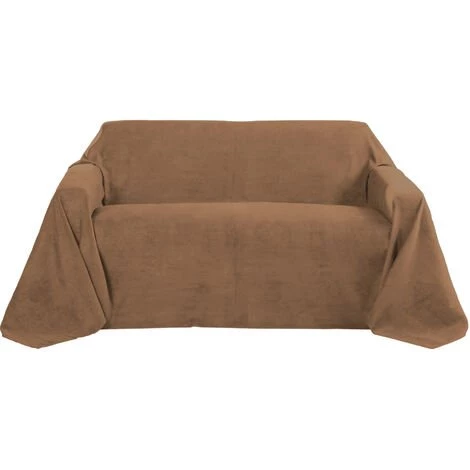 Beautissu Romantica Couverture - Plaid Marron Foncé, 280x210x1 Cm 3 Beautissu Romantica Couverture - Plaid Marron Foncé, 280x210x1 Cm