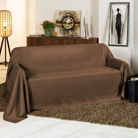 Beautissu Romantica Couverture - Plaid Marron Foncé, 280x210x1 Cm 6 Beautissu Romantica Couverture - Plaid Marron Foncé, 280x210x1 Cm – Image 4