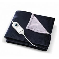 Couverture Chauffante 1 Place 100x150cm 120w - Ad110a - Astoria - Blanc/bleu