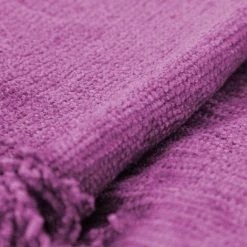 THEDECOFACTORY BANGALORE - Plaid à Franges En Viscose Rose Dalhia 130x150 - Rose 7 THEDECOFACTORY BANGALORE - Plaid à Franges En Viscose Rose Dalhia 130x150 - Rose -Plaid et couverture Soldes 13247275 3