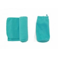 THEDECOFACTORY ARTIC - Plaid En Polaire Bleu Avec Petit Sac De Rangement 130x170 - Bleu -Plaid et couverture Soldes 13247475 5