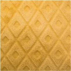 Atmosphera - Plaid Ocre Motif Losange En Relief 125 X 150 Cm - Ocre -Plaid et couverture Soldes 13411569 4