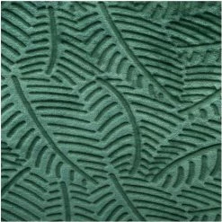 Atmosphera - Plaid Vert Motif Feuille En Relief 125 X 150 Cm - Vert Sapin -Plaid et couverture Soldes 13411572 3