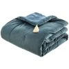 ATMOSPHERA, CRÉATEUR D'INTÉRIEUR Édredon Velours 80x180 Cm Bleu - Bleu 1 ATMOSPHERA, CRÉATEUR D'INTÉRIEUR Édredon Velours 80x180 Cm Bleu - Bleu -Plaid et couverture Soldes 13546655 1