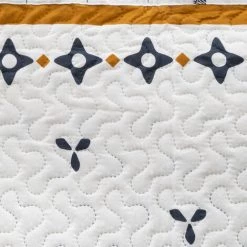 ATMOSPHERA, CRÉATEUR D'INTÉRIEUR Dessus De Lit Imprimé Etnik 220x240 Cm - Blanc 8 ATMOSPHERA, CRÉATEUR D'INTÉRIEUR Dessus De Lit Imprimé Etnik 220x240 Cm - Blanc -Plaid et couverture Soldes 13890248 3