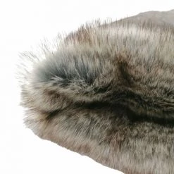 MEUBLETMOI Plaid Poils Fausse Fourrure - VICTOR - Marron -Plaid et couverture Soldes 14160316 3