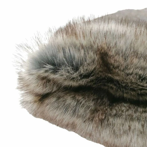 MEUBLETMOI Lot 2 Plaids Fausse Fourrure - VICTOR - Marron 6 MEUBLETMOI Lot 2 Plaids Fausse Fourrure - VICTOR - Marron – Image 4