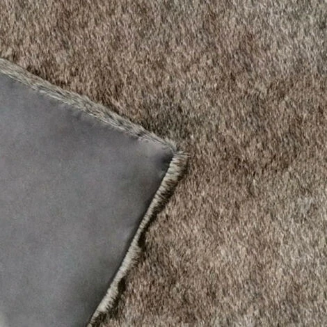 MEUBLETMOI Lot 2 Plaids Fausse Fourrure - VICTOR - Marron 7 MEUBLETMOI Lot 2 Plaids Fausse Fourrure - VICTOR - Marron – Image 5