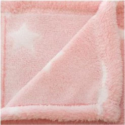 Atmosphera - Plaid Enfant Doux Et Phosphorescent 150 X 125 Cm Rose -Plaid et couverture Soldes 14227237 3
