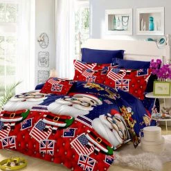 ASUPERMALL Ensemble De Literie, Fibre De Polyester, 4Pcs -Plaid et couverture Soldes 16817461 3