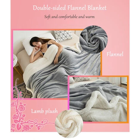 ASUPERMALL Couverture En Flanelle Double Couverture En Cachemire D'Agneau Canapé-Lit Couverture En Laine Douce Et Chaude, 1.8X2M, Chameau - 1.8X2M, Chameau 7 ASUPERMALL Couverture En Flanelle Double Couverture En Cachemire D'Agneau Canapé-Lit Couverture En Laine Douce Et Chaude, 1.8X2M, Chameau - 1.8X2M, Chameau – Image 5