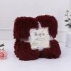 ASUPERMALL Couverture Epaisse Automne Et Hiver, Vin Rouge, S -Plaid et couverture Soldes 16923243 1