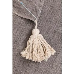 Couverture Plaid En Coton Leko SKLUM Coton - A -Plaid et couverture Soldes 17030317 5