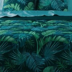 DOUCEUR D'INTÉRIEUR Couvre-lit 2 Personnes Matelassé 240x260 + 2 Taies Sanya Bay - Vert -Plaid et couverture Soldes 17617881 3