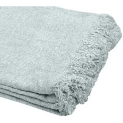 LOVELY CASA Plaid 125x150 Cm Chila Azur - Bleu 7 LOVELY CASA Plaid 125x150 Cm Chila Azur - Bleu -Plaid et couverture Soldes 17679301 3