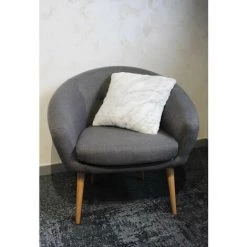 MEUBLETMOI Lot De 2 Coussins Blancs - Polar - Blanc -Plaid et couverture Soldes 17775483 3