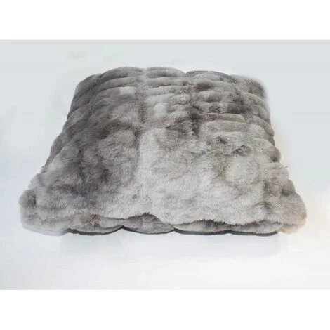 MEUBLETMOI Lot De 2 Coussins Gris - Calinou - Gris 4 MEUBLETMOI Lot De 2 Coussins Gris - Calinou - Gris – Image 2