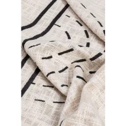Couverture En Coton Arol SKLUM Coton - Beige Lin -Plaid et couverture Soldes 18164237 3