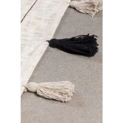 Couverture En Coton Arol SKLUM Coton - Beige Lin -Plaid et couverture Soldes 18164237 5