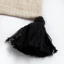 Couverture Plaid En Coton Luk SKLUM Coton - Beige Lin 8 Couverture Plaid En Coton Luk SKLUM Coton - Beige Lin -Plaid et couverture Soldes 18164238 3