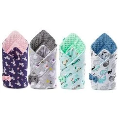 SENSILLO MINKY Nid D'ange Couverture D'emmaillotage Multiusage Gris - Gris -Plaid et couverture Soldes 18165428 5