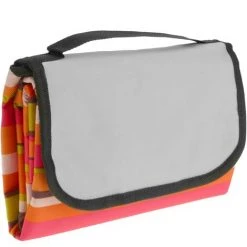 PrimeMatik - Couverture De Pique-nique 150 X 130 Cm Rayures Larges Multicolores