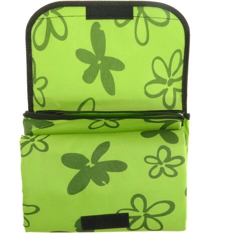 PrimeMatik - Couverture De Pique-nique 150 X 130 Cm Imprimé Vert Avec Fleurs 6 PrimeMatik - Couverture De Pique-nique 150 X 130 Cm Imprimé Vert Avec Fleurs – Image 4