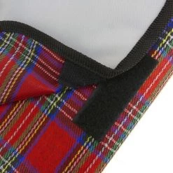 PrimeMatik - Couverture De Pique-nique 145 X 100 Cm Imprimé écossais Rouge 11 PrimeMatik - Couverture De Pique-nique 145 X 100 Cm Imprimé écossais Rouge -Plaid et couverture Soldes 18214269 5