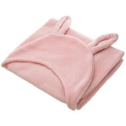 ATMOSPHERA FOR KIDS Plaid Bébé Oreilles Roses 100x100 -Plaid et couverture Soldes 18506929 3