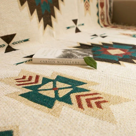 ASUPERMALL Tapis Geometrique Creatif Style Ethnique Tapisserie Vintage, 120 * 150Cm 4 ASUPERMALL Tapis Geometrique Creatif Style Ethnique Tapisserie Vintage, 120 * 150Cm – Image 2