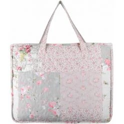 LOVELY CASA Boutis 240x260 Avec 2 Taies Et Sac Anabella Rose - Rose