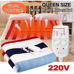 MAEREX 220V Couverture Chauffante Electrique - Tissu Non Tissé - 150x180cm - PRISE US Sasicare -Plaid et couverture Soldes 20032044 4