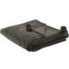 BELIANI Couverture En Polyester Gris 220x200cm - Gris -Plaid et couverture Soldes 22778169 1