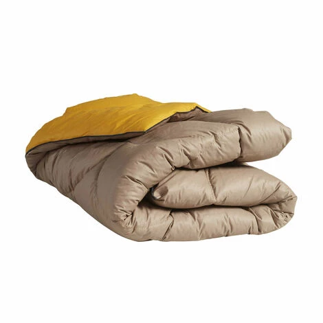 Édredon Gonflant Bicolore Taupe-or Terre De Nuit 150x170 - Taupe 3 Édredon Gonflant Bicolore Taupe-or Terre De Nuit 150x170 - Taupe