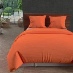 SOLEIL D'OCRE Jeté De Lit Corail 100% Polyester 240x220 - Orange -Plaid et couverture Soldes 22784747 3