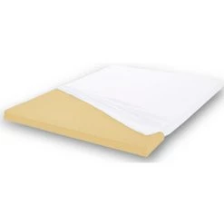 TERRE DE NUIT Housse Surmatelas Jersey Blanc 100% Coton Extensible 70x190 - Blanc -Plaid et couverture Soldes 22784785 2