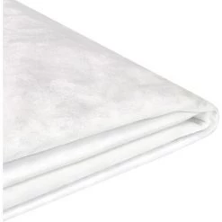 BELIANI Revêtement En Velours Blanc Pour Cadre De Lit 160 X 200 Cm - Blanc