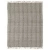 THEDECOFACTORY ESCAPADE - <p>Plaid Ethnique Petits Losanges Naturel-noir 125x150 - Noir -Plaid et couverture Soldes 23982767 1