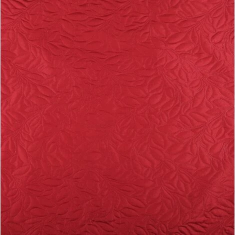 LOVELY CASA Boutis 240x260 Avec 2 Taies Et Sac Cassandre Rouge - Rouge 5 LOVELY CASA Boutis 240x260 Avec 2 Taies Et Sac Cassandre Rouge - Rouge – Image 3