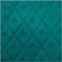 Atmosphera - Plaid Bleu Canard Motif Losange En Relief 180 X 230 Cm - Bleu Canard -Plaid et couverture Soldes 24192694 3