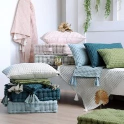 LOVELY CASA Plaid 125x150 Cm Gopher Souris Coton - Gris -Plaid et couverture Soldes 24928693 4