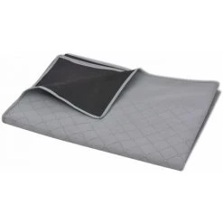 Hommoo Couverture De Pique-nique Gris Et Noir 150 X 200 Cm HDV01004 -Plaid et couverture Soldes 24991344 3