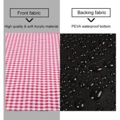 BARES Couverture De Pique-nique Portable Imperméable 140x200cm,Tapis Sable De Plage,Tapis De Plage Léger Tapis De Picnic Lavable Pour Camping, Plage, Jardin, Parc, BBQ, Randonnée, Voyage (Bleu Foncé) -Plaid et couverture Soldes 25016374 4