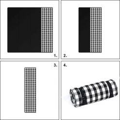 BARES Couverture De Pique-nique Portable Imperméable 140x202cm,Tapis Sable De Plage,Tapis De Plage Léger Tapis De Picnic Lavable Pour Camping, Plage, Jardin, Parc, BBQ, Randonnée, Voyage (Bleu Foncé) 11 BARES Couverture De Pique-nique Portable Imperméable 140x202cm,Tapis Sable De Plage,Tapis De Plage Léger Tapis De Picnic Lavable Pour Camping, Plage, Jardin, Parc, BBQ, Randonnée, Voyage (Bleu Foncé) -Plaid et couverture Soldes 25016388 5