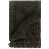 Hommoo Couverture En Coton 160 X 210 Cm Anthracite/Marron HDV02668 -Plaid et couverture Soldes 25436666 1