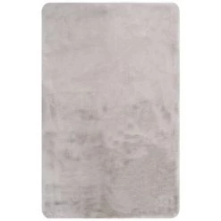 Hommoo Couverture 100x150 Cm Fausse Fourrure De Lapin Gris HDV25410 -Plaid et couverture Soldes 25437050 3