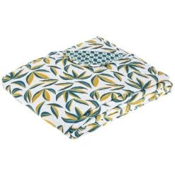 ATMOSPHERA, CRÉATEUR D'INTÉRIEUR Dessus De Lit Imprimé Tilla 220x240 Cm - Bleu